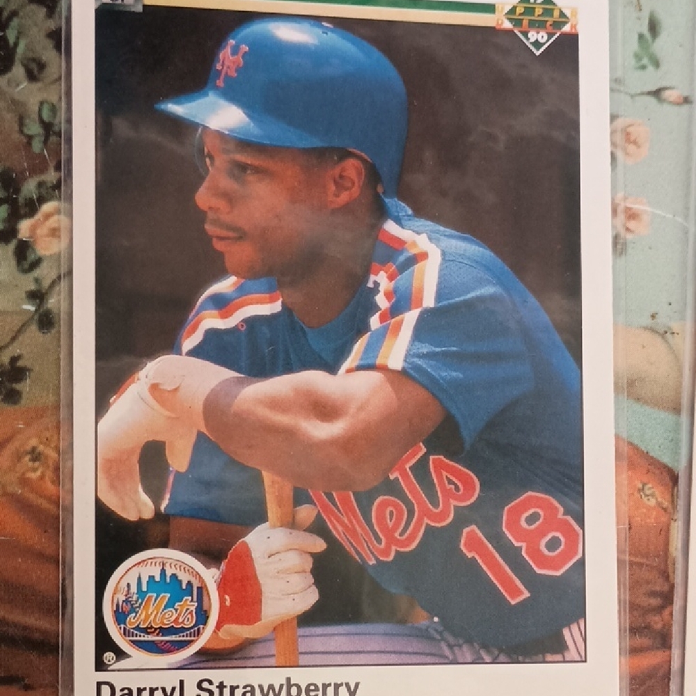New York Mets Blue Baseball Card